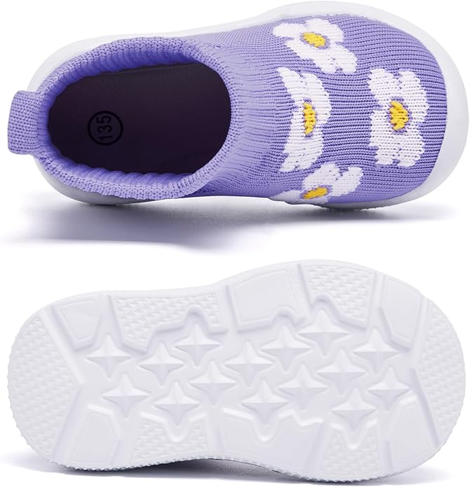 MORENDL Toddler Sock Shoes Baby Walking Shoes Infant Slippers Boys & Girls Non-Slip Sneakers