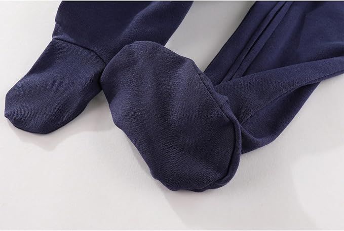 Unisex Zipper Baby Footies Rompers Long Sleeve 3 Pack Infant Boy Girl Jumpsuits 0-12Months Babies Outfits