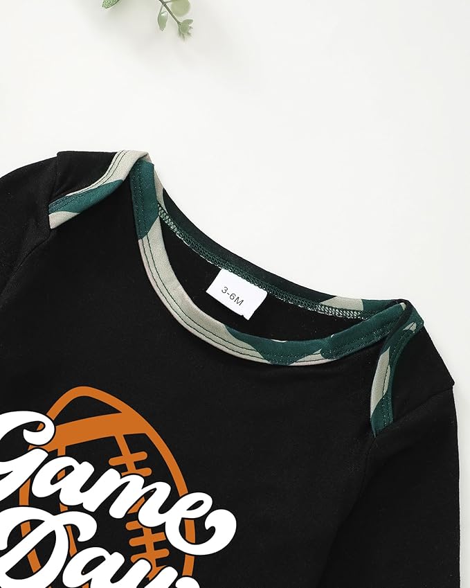 NZRVAWS Newborn Baby Boy Clothes Outfits Letter Prined Romper Pants Set Infant Baby Boy Clothing 0 3 6 9 12 18 Months