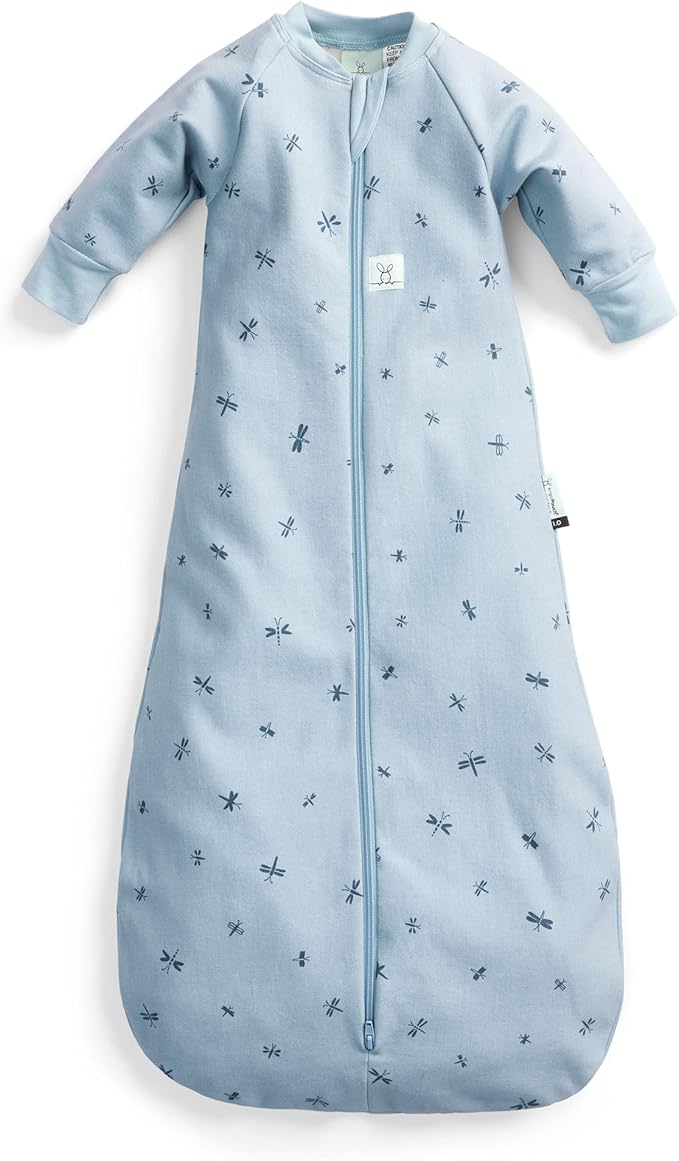ergoPouch 3.5 Tog Jersey Sleeping Bag – Arms-Out Baby Sleep Sack – Soft, Breathable & Comfortable (8-24 Months, Dragonflies)