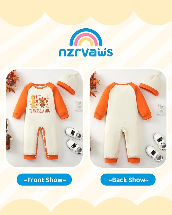 NZRVAWS Baby Boy Clothes Preemie Infant Boy Bear Outfits Jumpsuit Bodysuit Letter Print Romper