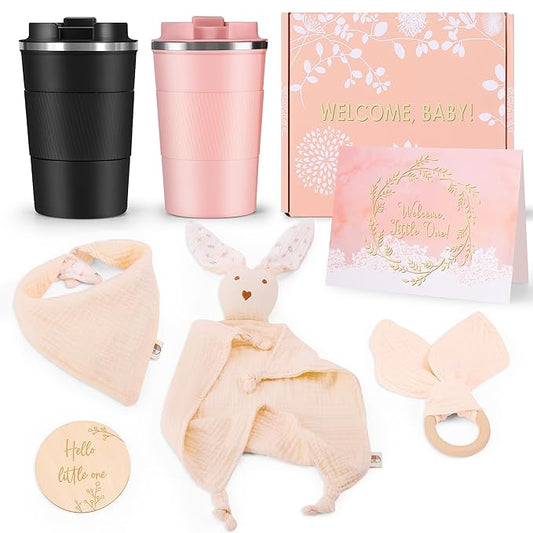New Mom Gifts for Women, Best Pregnancy Gifts Basket for New Parents, Gender Reveal Ideas Gift Set for First Time Mom & Dad Expecting Parents to Be Gender Reveal Baby Shower Newborn Baby, Welcome Baby