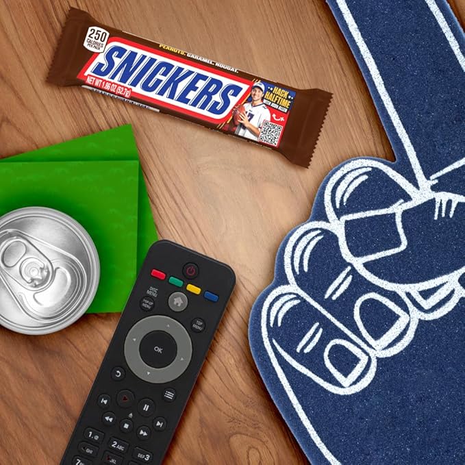 SNICKERS Full Size Milk Chocolate Candy Bars, 1.86 oz, 48 ct Box Chocolate Candy