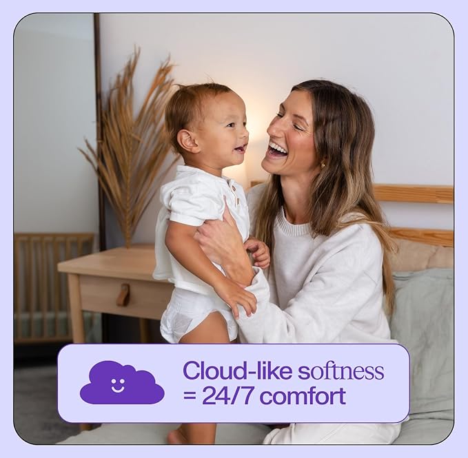 Freestyle BambooTek Diapers – (Size 4) Hyper Absorbent & Non-Toxic – Disposable Diapers for Sensitive Skin – Ultra Soft Diapers (22-37 lbs) – 144 Count