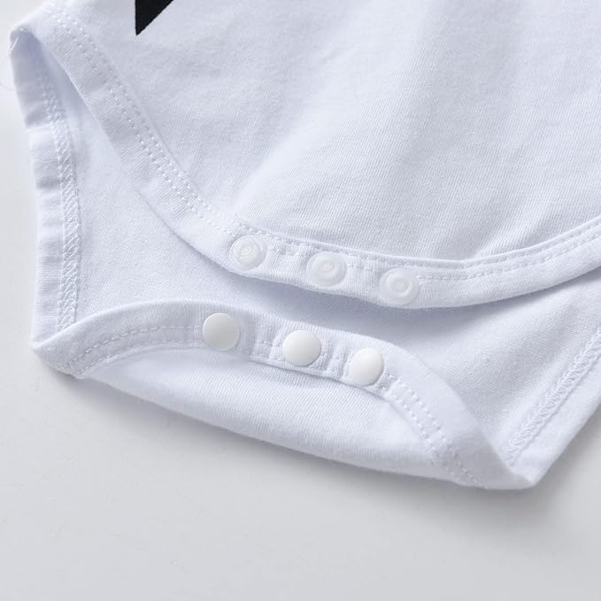 KuKitty Newborn Infant Baby Boy Clothes Long Sleeve Romper + Pants + Hat 3PCS Outfits Set