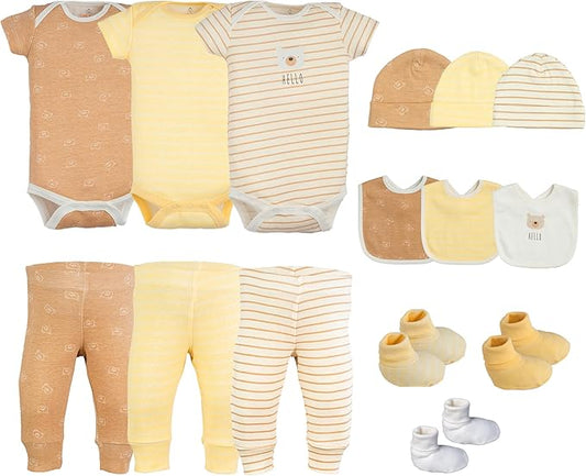 Baby Girl Clothes – 100% Cotton, Soft & Breathable Newborn Essentials and Gifts, Fits 3 to 6 Months