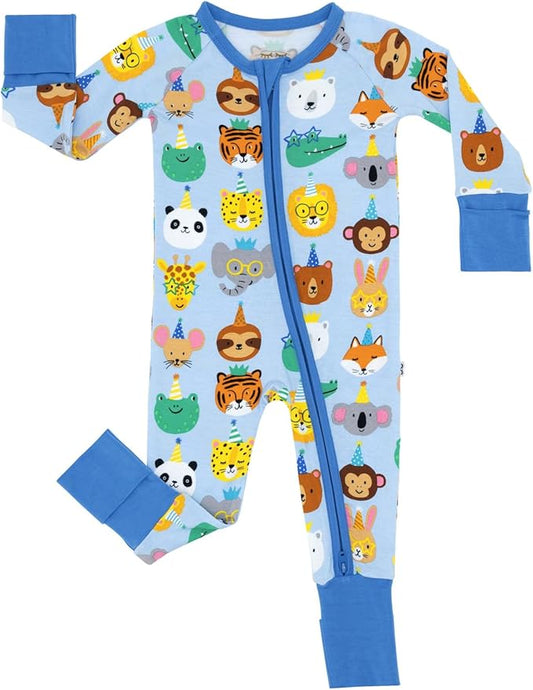 Little Sleepies Pajamas for Baby Boys & Girls, Viscose from Bamboo Baby Pajamas, Preemie & Newborn Sleepers, 2-Way Zipper PJs