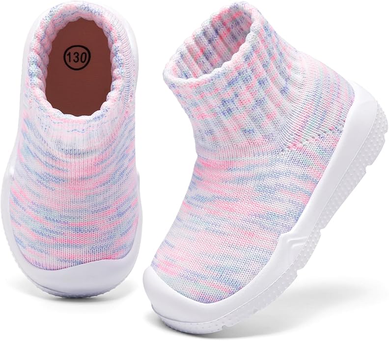 MORENDL Toddler Sock Shoes Baby Walking Shoes Infant Slippers Boys & Girls Non-Slip Sneakers