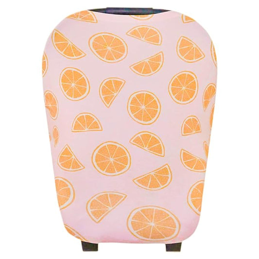 Copper Pearl Multi-Use Cover: Car Seat Covers, Nursing Cover, and Stroller Cover for Sun - Stretchy Fabric, All-Season Use, Stylish Designs, Easy Access for Moms - Cutie