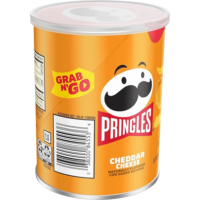 Pringles, Crisps, Cheddar Cheese, 1.41 oz (12 Count)