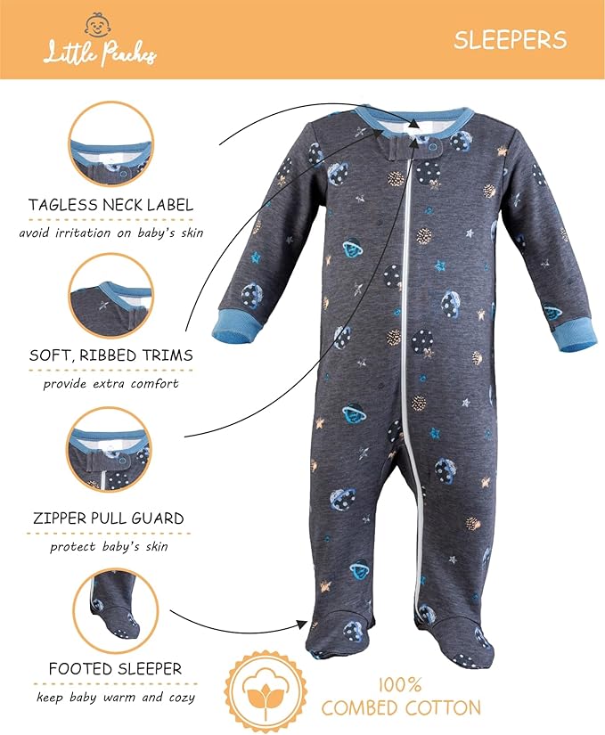 Baby Girl Clothes – 100% Cotton, Soft & Breathable Newborn Essentials and Gifts, Fits 3 to 6 Months