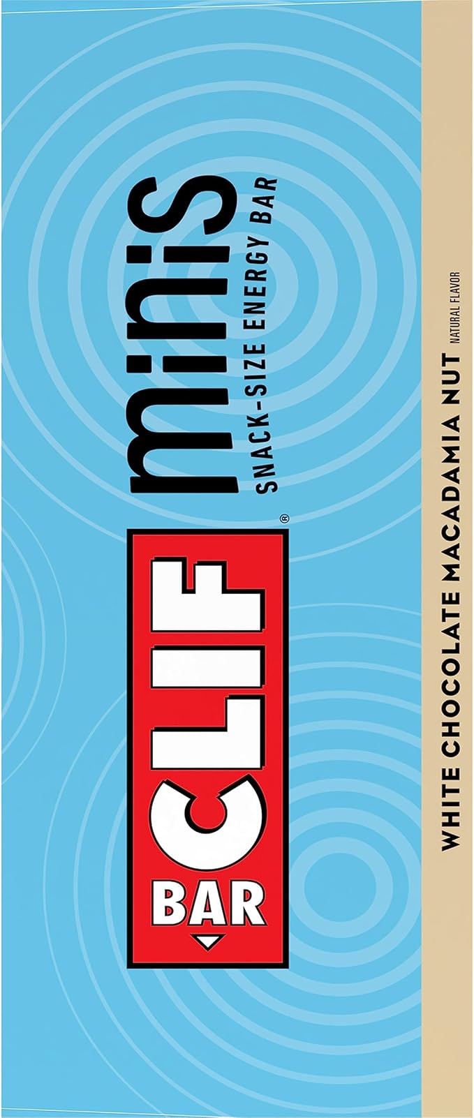 CLIF BAR Minis - White Chocolate Macadamia Nut Flavor - Made with Organic Oats - 4g Protein - Non-GMO - Plant Based - Snack-Size Energy Bars - 0.99 oz. (20 Pack)