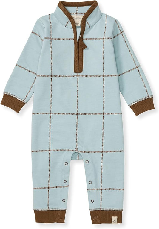 Burt's Bees Baby Boys' 100% Organic One-Piece Long Sleeve Coverall