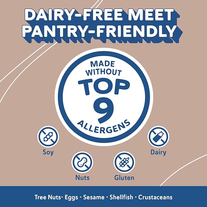 Ripple Plant Based Milk | 8g of Pea Protein | Shelf Stable | Vegan & Non GMO | Dairy, Soy, Nut, Gluten, & Lactose Free 32 Fl Oz (32 Fl Oz (Pack of 6), Half & Half)