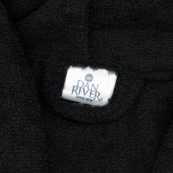 DAN RIVER Premium Cotton Terry Robes for Women and Men, Ultra Soft bathrobe with Adjustable Waist Belt and Pockets Pack of 1