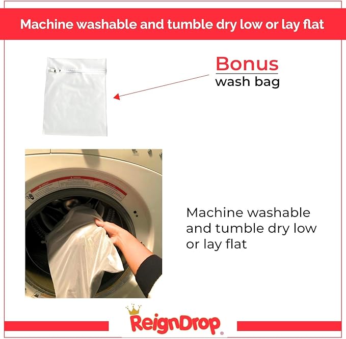 ReignDrop Piddle Pad Car Seat Protector for Toddler and Baby Potty Training – Waterproof Car Seat Pee Pad – Reusable Liner – Soft Velvet Exterior – Non-Slip Back – with Wash Bag – Machine Washable