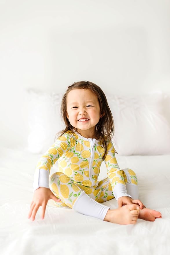 Little Sleepies Pajamas for Baby Boys & Girls, Viscose from Bamboo Baby Pajamas, Preemie & Newborn Sleepers, 2-Way Zipper PJs