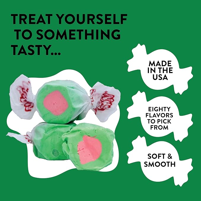 Taffy Town Saltwater Taffy, Watermelon, 2.5Lb