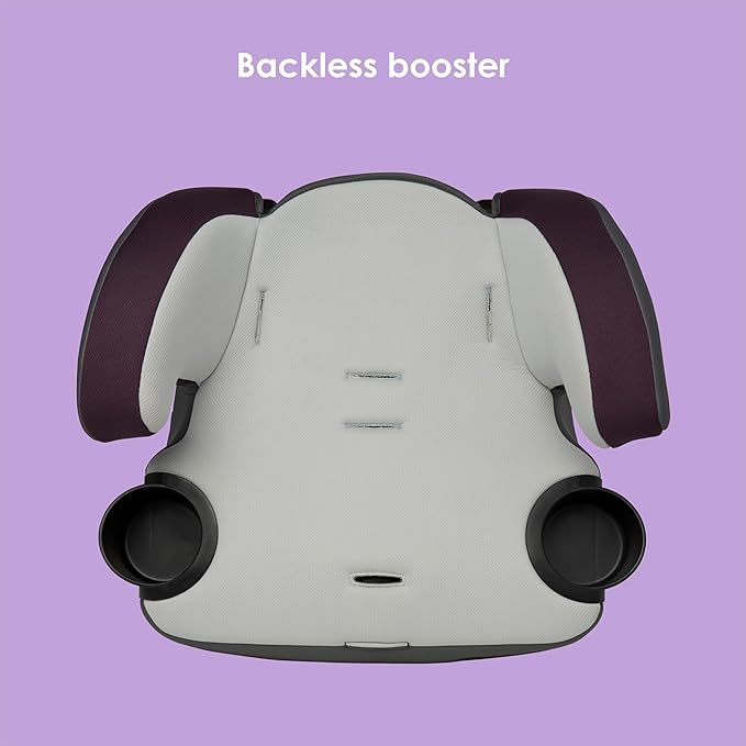 Baby Trend Hybrid SI 3-in-1 Combination Booster Seat with Side Impact Protection, Dash Plum