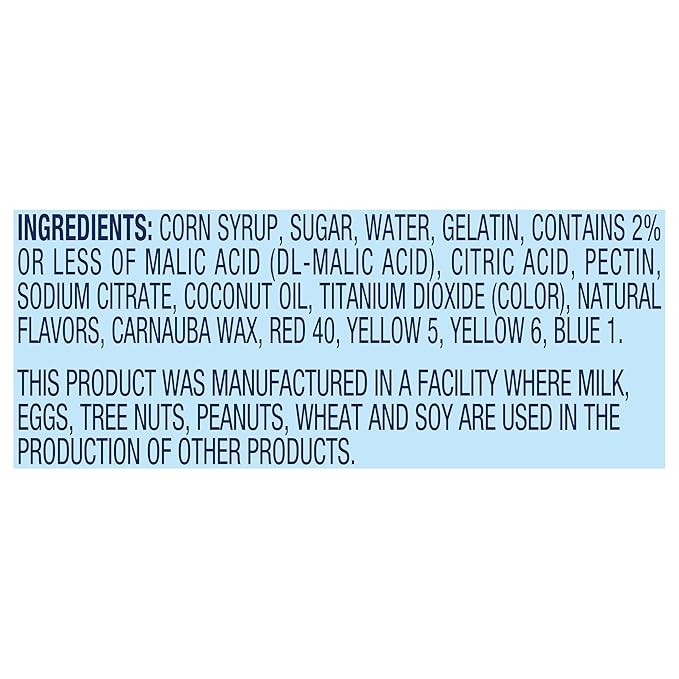 SweeTARTS Gummies Fruity Splitz, Candy, Sweet and Tart, Share Pack, 3 oz, 12 count