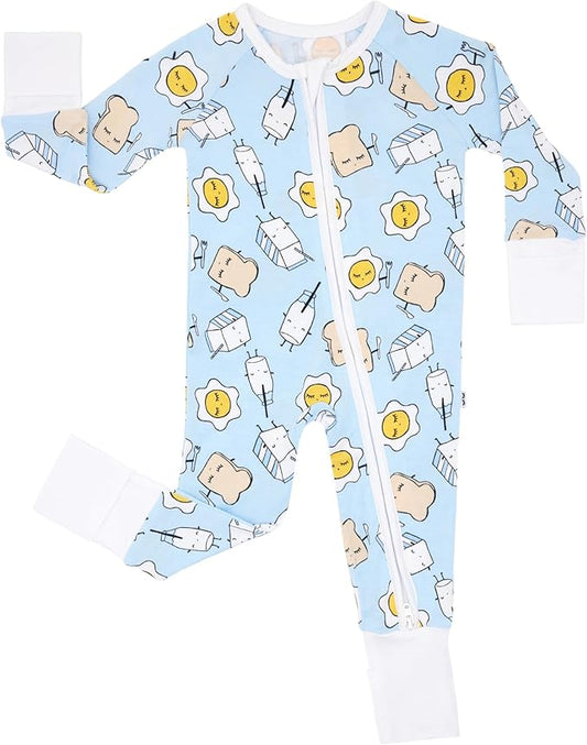 Little Sleepies Pajamas for Baby Boys & Girls, Viscose from Bamboo Baby Pajamas, Preemie & Newborn Sleepers, 2-Way Zipper PJs