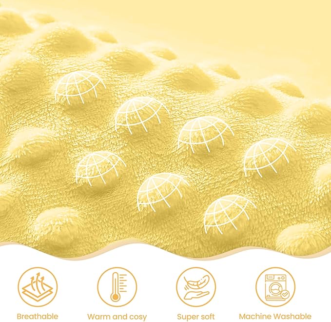 SANDJEST Sunflower Blanket for Girls Kid - 30 x 40 Minky Throw Kids Blankets Gifts for Birthday Christmas - Nursery Bedroom Decor