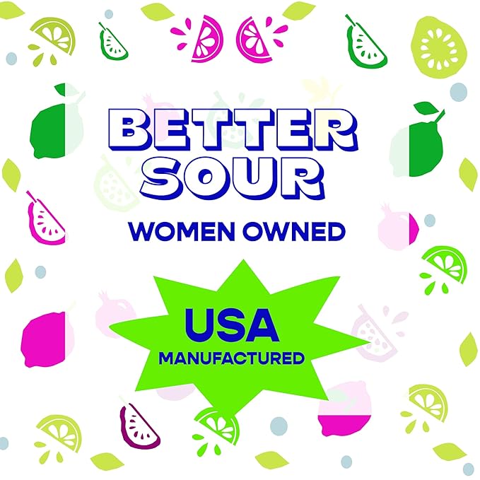 Better Sour Guava Calamansi Lime Gummy Stars Candy, Tropical Sour Gummies with a Tangy Twist, Bold and Juicy Sour Candy Made with Real Fruit Flavors, Vegan and Gluten-Free, 10 Pouch Set