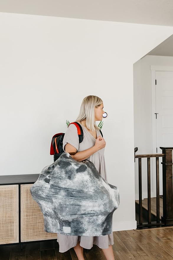 Copper Pearl Multi-Use Cover: Car Seat Covers, Nursing Cover, and Stroller Cover for Sun - Stretchy Fabric, All-Season Use, Stylish Designs, Easy Access for Moms - Thrasher