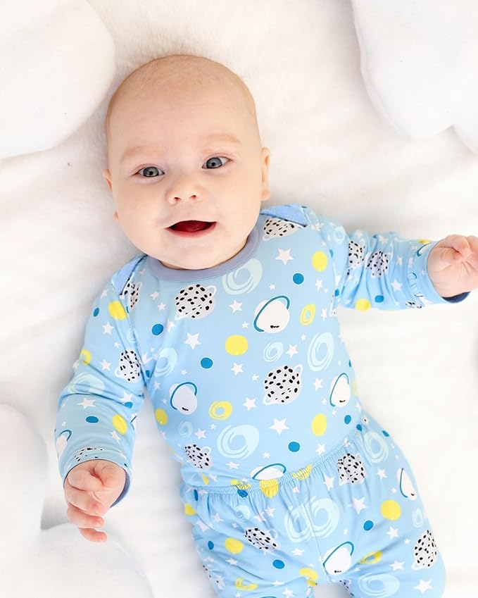 NZRVAWS Newborn Baby Boy Girl Clothes Unisex Infant Romper Pants Set Hat 4-Pack Outfits 0-12 Months 16 Pieces Toddler