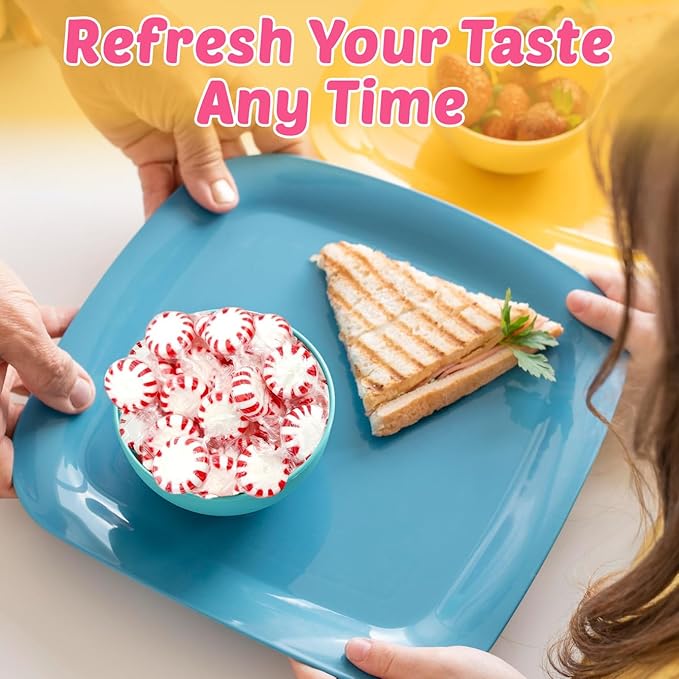 Bulk Starlight Peppermints Hard Candy – Approx. 180 Pieces, 2 lb Bag – Individually Wrapped Peppermint Discs for Parties, Candy Bowls & Holiday Treats