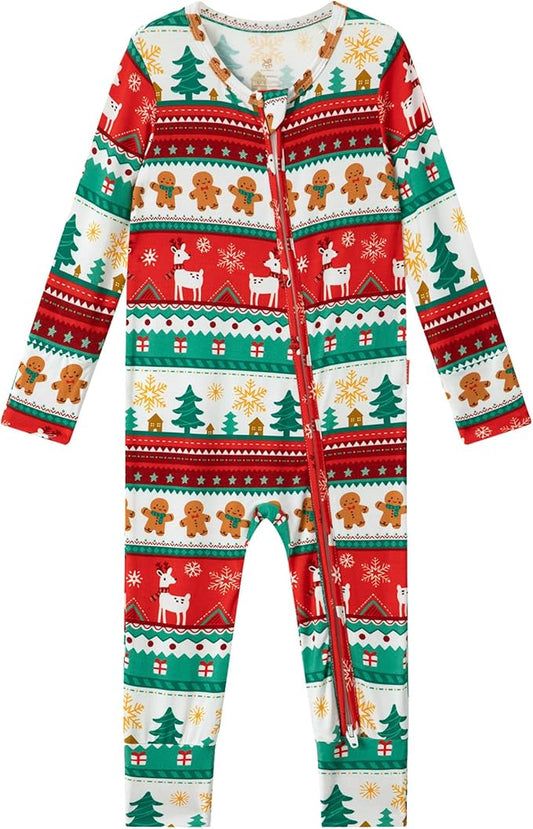 Footless Pajamas Baby Boy Girls, Viscose from Bamboo Baby Pajamas, Two Way Zipper Sleepers, Newborn Pjs