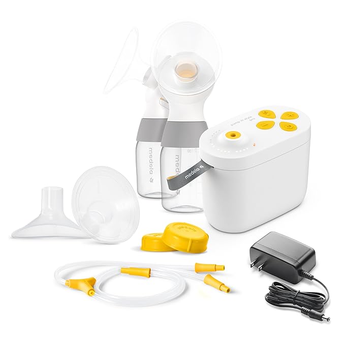 New 2nd Gen Medela Pump in Style Pro Breast Pump, Clinically Proven Hospital-Efficiency, Compact Portable Double Electric Pump with Bottles and PersonalFit Plus Breast Shields