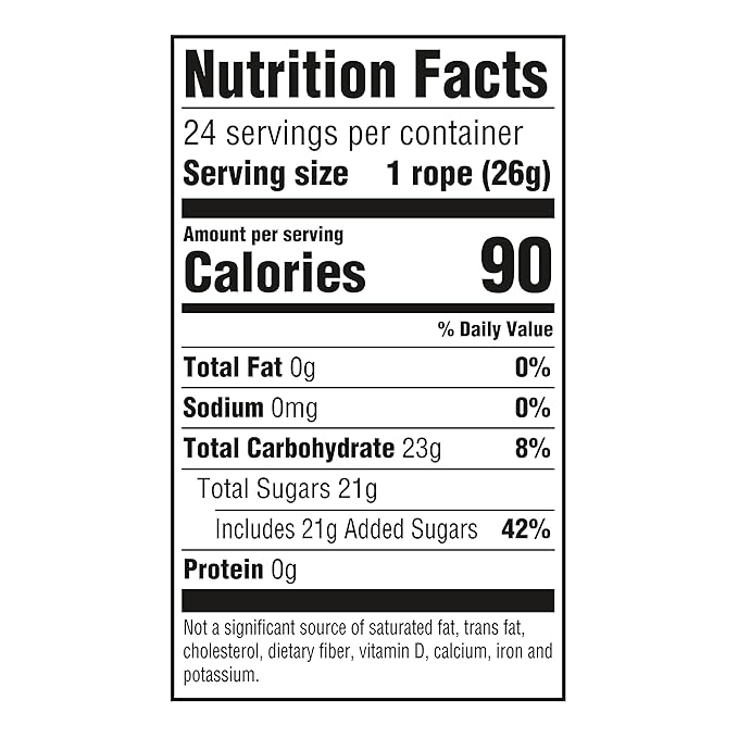 Nerds Rope Candy, Very Berry, 0.92 Ounce Ropes (Pack of 48)