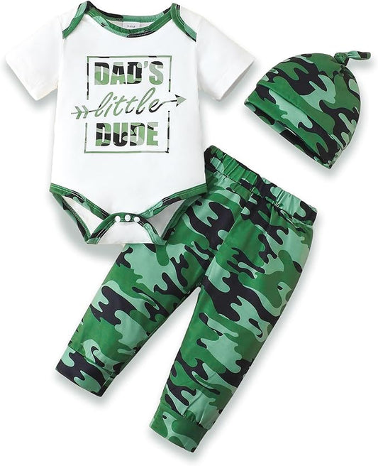 NZRVAWS Newborn Baby Boy Clothes Outfits Letter Prined Romper Pants Set Infant Baby Boy Clothing 0 3 6 9 12 18 Months