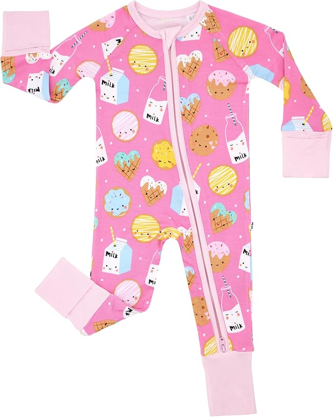 Little Sleepies Pajamas for Baby Boys & Girls, Viscose from Bamboo Baby Pajamas, Preemie & Newborn Sleepers, 2-Way Zipper PJs