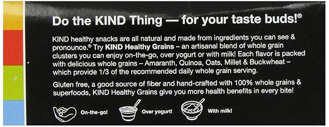 KIND Bars, Blueberry Vanilla Cashew, Healthy Snacks, Gluten Free, 5g Protein, 12 Count