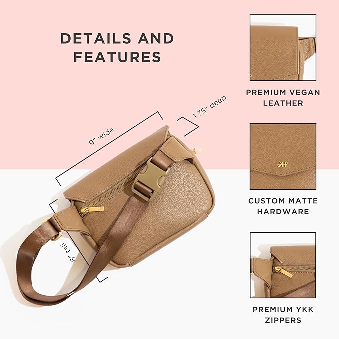 Freshly Picked Toffee Classic Park Pack Fanny Pack Womens Bag