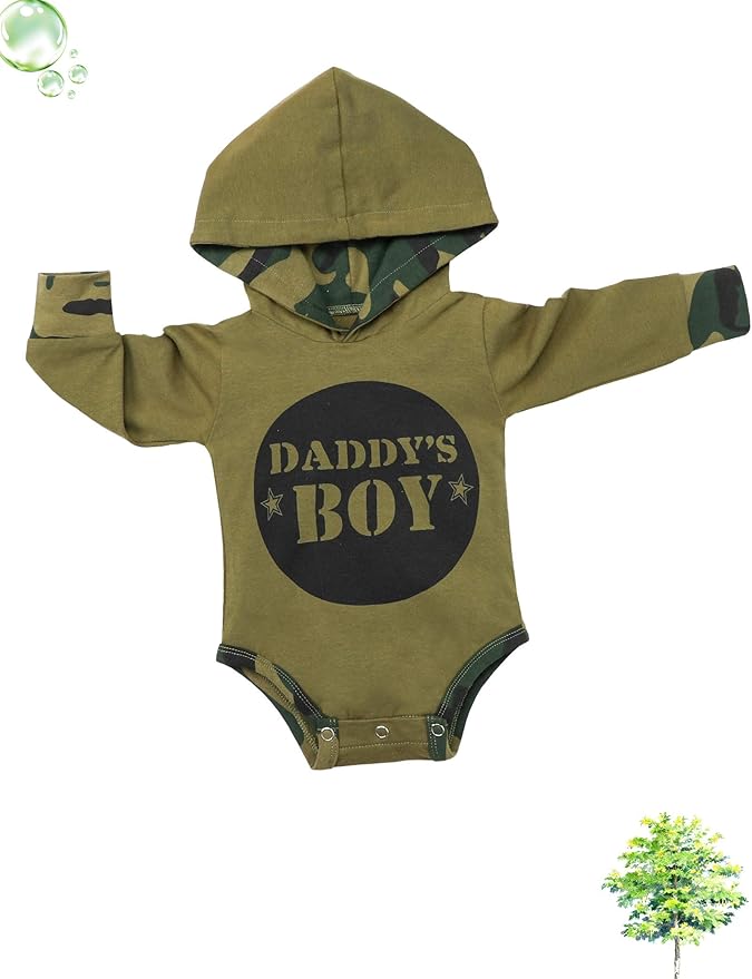 Fommy Newborn Baby Boy Clothes Plaid Letter Print Long Sleeve Hoodies + Long Pants 2PCS Fall Winter Outfits Set