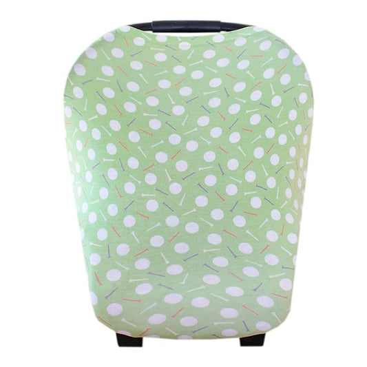 Copper Pearl Multi-Use Cover: Car Seat Covers, Nursing Cover, and Stroller Cover for Sun - Stretchy Fabric, All-Season Use, Stylish Designs, Easy Access for Moms - Bogey