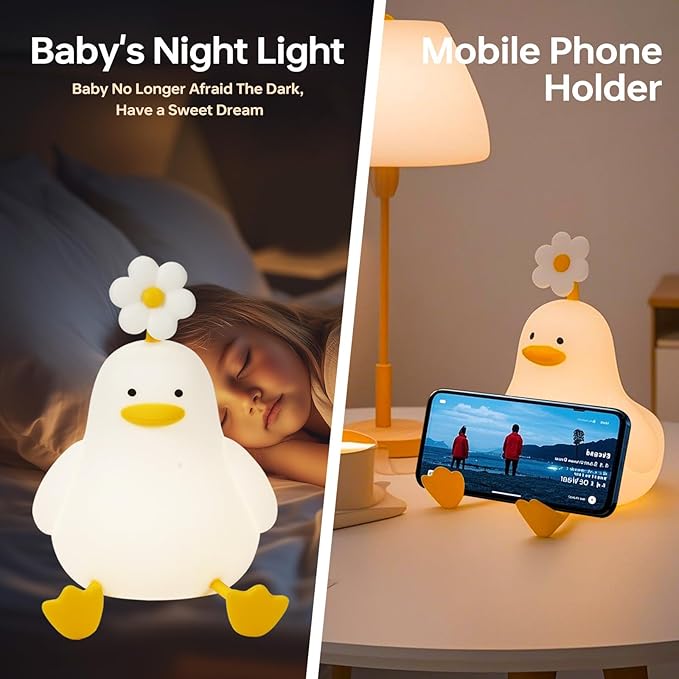 Madaz No WiFi Baby Monitor with Color Night Vision, 5" HD Display,1080P Pan Tilt Zoom Camera, Lullabies, Temperature Sensor, 2-Way Talk, 1000ft Range + Duck Night Light