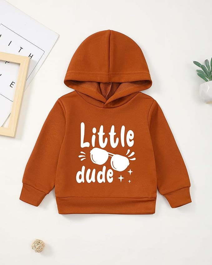 NZRVAWS Baby Boy Clothes Toddler Boy Outfit 2 3 4T 6 12 18 24 Month Fall Winter Hoodie Ripped Jeans Clothing