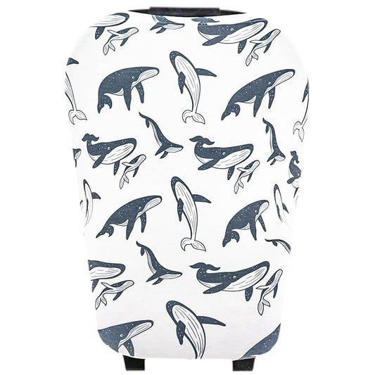 Copper Pearl Multi-Use Cover: Car Seat Covers, Nursing Cover, and Stroller Cover for Sun - Stretchy Fabric, All-Season Use, Stylish Designs, Easy Access for Moms - Cove