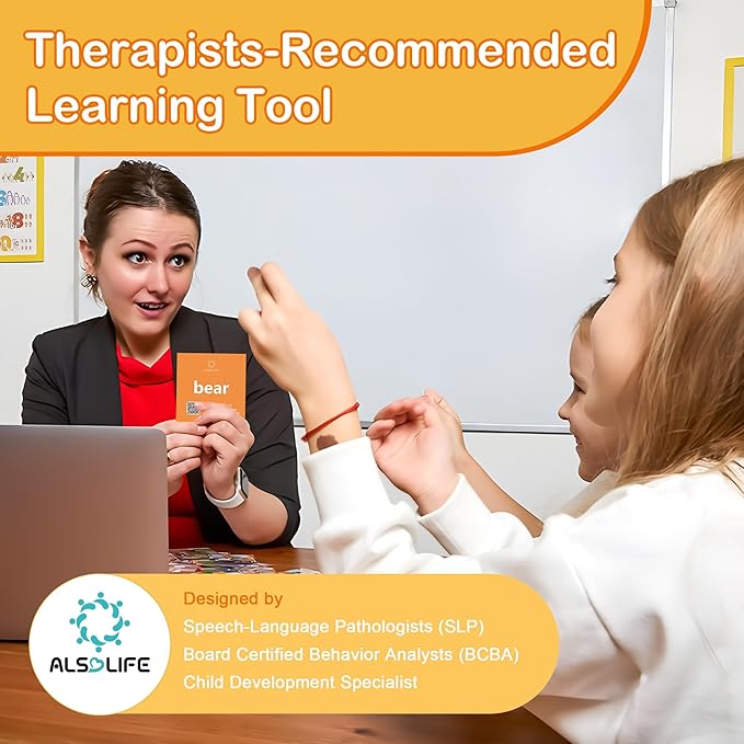 80 Nouns Flash Cards for Toddlers 2-3, Key Vocabulary Flashcards, Sturdy & Durable Realistic Picture Cards for Speech Therapy, Autism Flash Cards for ABA Therapy and Special Education