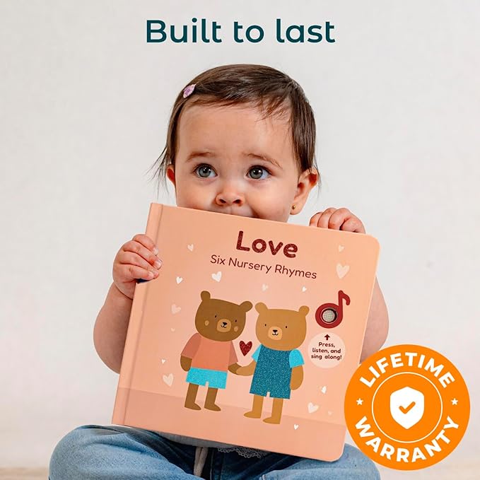 Cali's Books Love Nursery Rhymes Musical Book USB-C Rechargeable