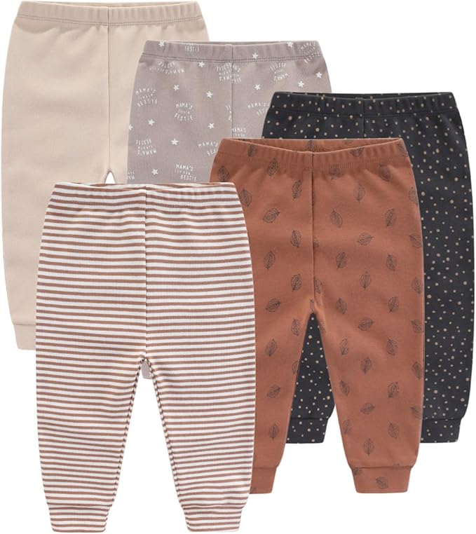 Newborn Layette Gift Set Bodysuits Pants for Baby Girl and Boy 24 Piece 100% Cotton Essentials and Accessories