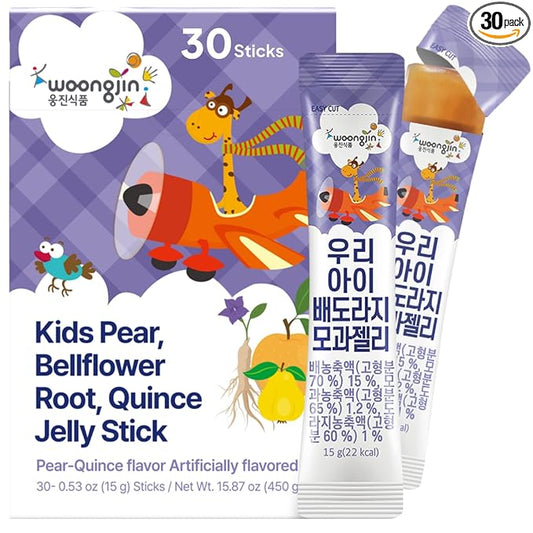 Korean Food Kids Pear, Bellflower Root, Quince Jelly Stick