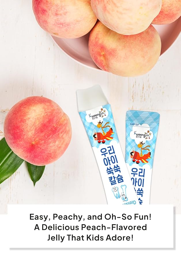 Korean Food Kids Calcium Vit D Jelly Stick | Kids Snack, Woongjin Food