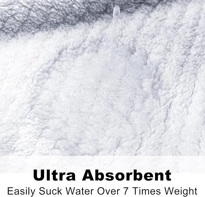 Hooded Bathrobes for Women, Soft Long Towel Robes for Women - Quick Dry yet Warm