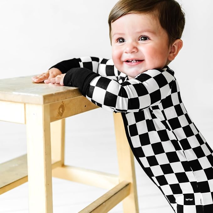 Little Sleepies Pajamas for Baby Boys & Girls, Viscose from Bamboo Baby Pajamas, Preemie & Newborn Sleepers, 2-Way Zipper PJs