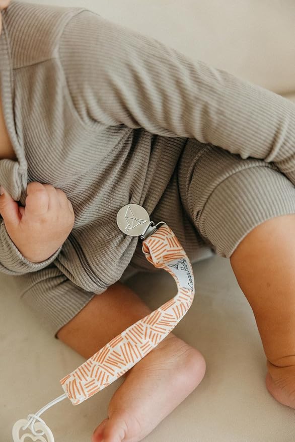 Copper Pearl Binky Clip Set 'Dunk' (Pack of 3)